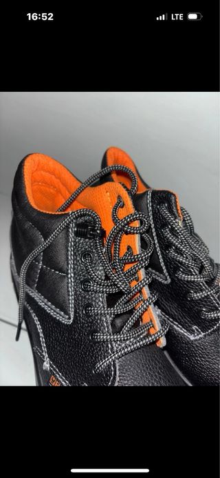 Scarpe antinfortunistiche Beta Nere Arancioni