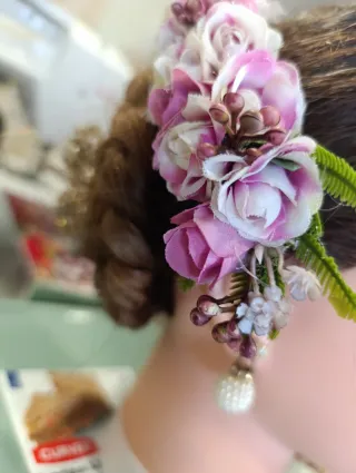 Tocado Flores Fallera Huertana