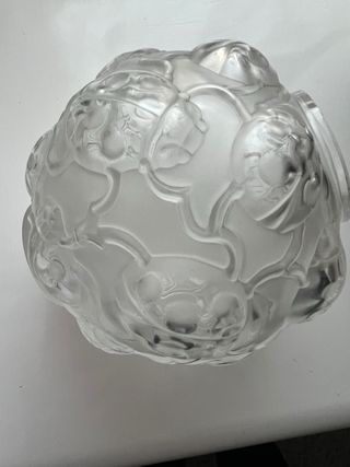Lalique Vaso Coccinelle in cristallo