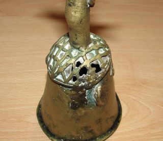 Campana África Orishas Elegua Benín Yoruba exvoto