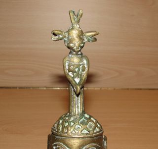 Campana África Orishas Elegua Benín Yoruba exvoto