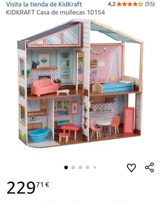 Casa de Muñecas KidKraft 10154 con Muebles y Transformación Magnética