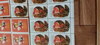 Lote sellos Fiestas de la Mercè y Feria de Barcelo