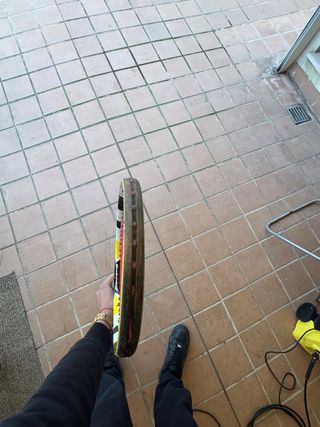 Raqueta Babolat Pure Aero con cordaje nuevo