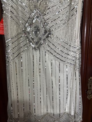 Vestido Frock and Frill Novia/Ocasión Plata