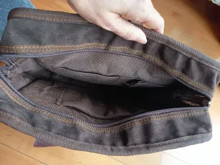 Borsa a mano o spalla marrone etnica