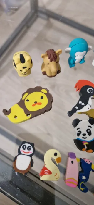 Colección 22 figuras goma animales