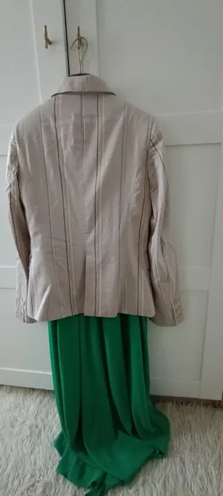 Americana Mango Talla 38 Rayas