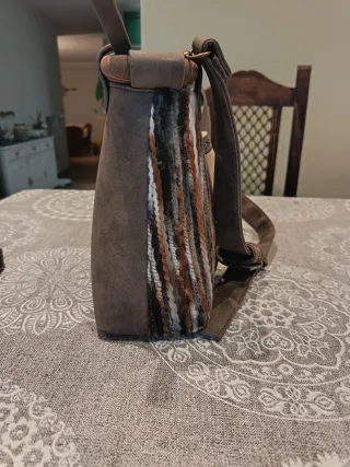 Bolso Marrón Bandolera y de Mano