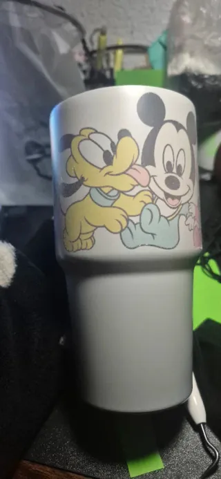 Termo personalizable Mickey y Pluto