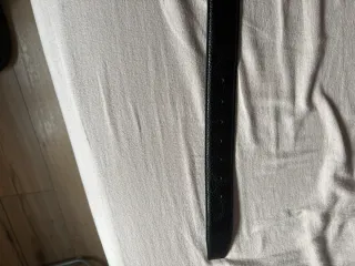 Cinturón Amiri Negro Hebilla Logo