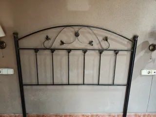 Cabecero forja negro 150 cm