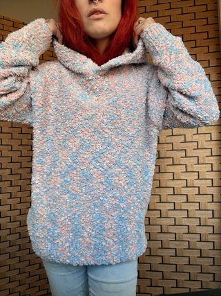 Sudadera con capucha multicolor