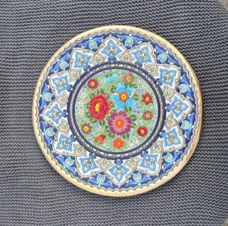 Plato Cerámica Cearco 42cm Pintado a Mano