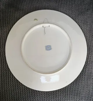 Plato Cerámica Cearco 42cm Pintado a Mano