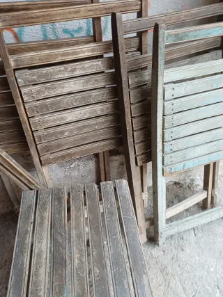 Sillas de madera antiguas