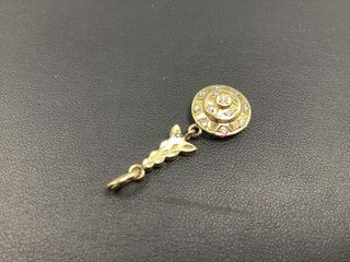 colgante oro 18k con piedra