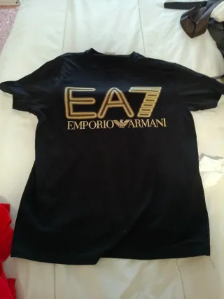 Camiseta EA Emporio Armani Negra Talla L