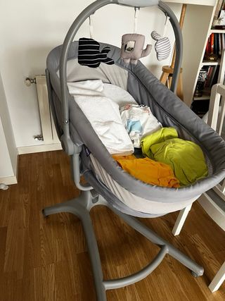 Mini Cuna Chicco 4 en 1 + colchón+sabanas+fundas