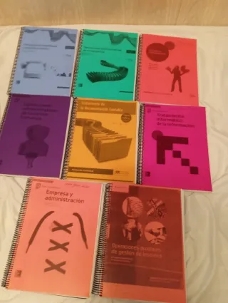 Libros encuadernados grado medio administrativo