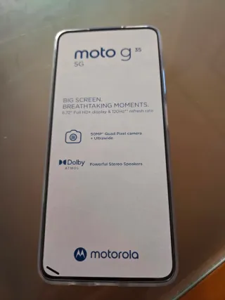 Motorola G35 5G 128GB nuevo a estrenar