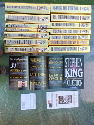 Colección de 14 libros stephen king Dorados