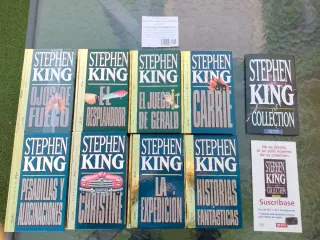 Colección de 14 libros stephen king Dorados