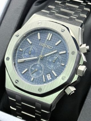 Seiko Royal Oak Chrono Azul