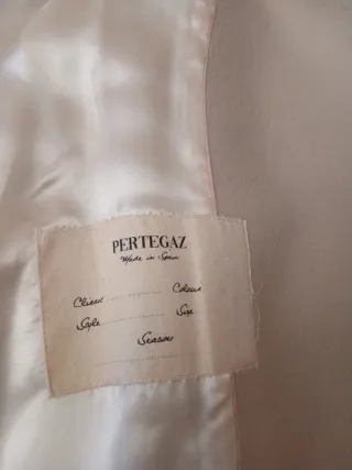 Abrigo Pertegaz Hielo Impecable T42