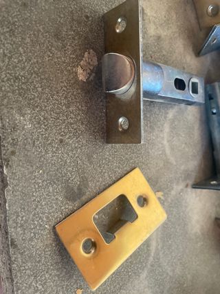 Picaportes tubulares carpintería 6 cm 90 und lote