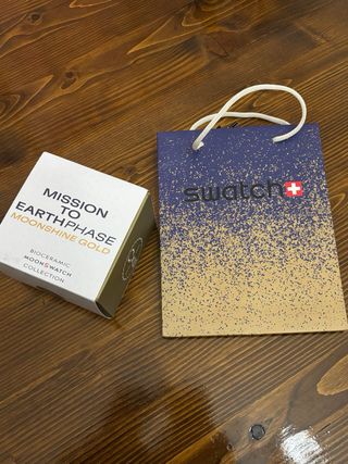 MoonSwatch x Omega Moonshine Gold Full Set