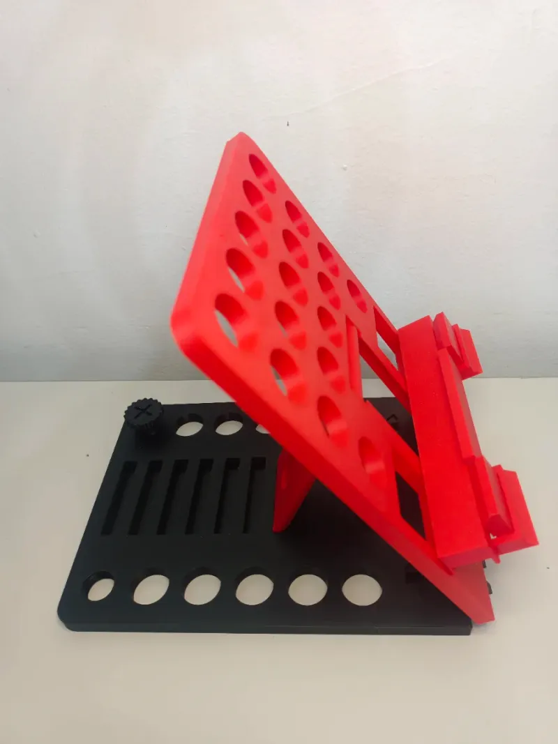 Soporte Tablet/iPad Rojo y Negro