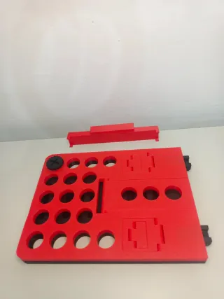 Soporte Tablet/iPad Rojo y Negro