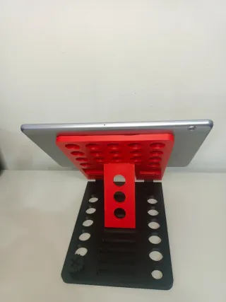 Soporte Tablet/iPad Rojo y Negro