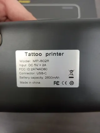 Impresora Tatuaje Portátil A4