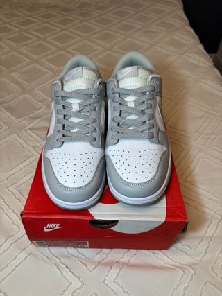 Nike Dunk Low Gris Blanco Talla 42