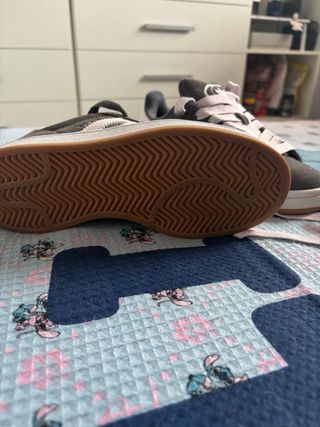 Zapatillas Adidas Campus Gris y Rosa