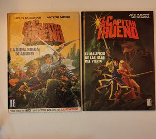 2x CAPITAN TRUENO BURNS Y MORA COMO NUEVOS