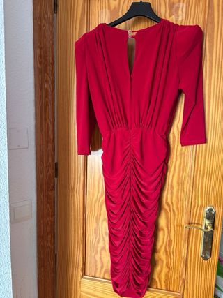 Vestido Meryfor Rojo Talla 40