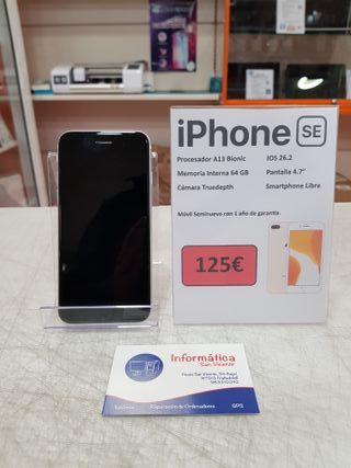 iPhone SE 64GB Seminuevo