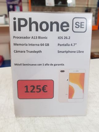 iPhone SE 64GB Seminuevo