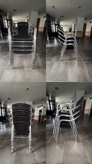 Sillas de bar apilables