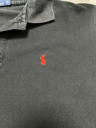 Polo Ralph Lauren Negro Talla M Años 2000