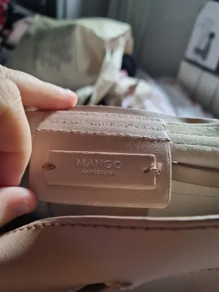 Mochila Mango Beige Mujer