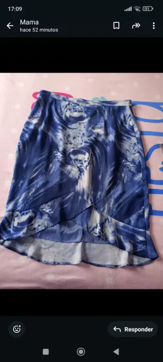 Falda estampada floral