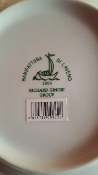 Porcellane Richard Ginori Piatto e Ciotola Floreal