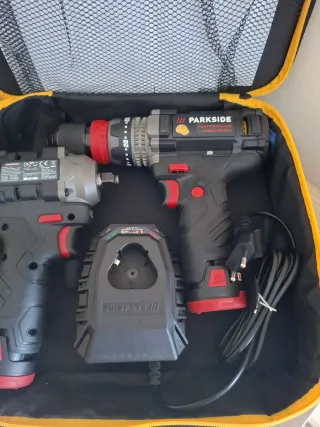 Pack Taladro Atornillador Parkside 12V 80Nm 350Nm