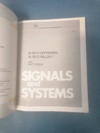 Libro Señales y sistemas ingeniería