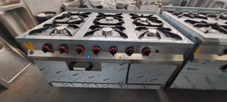 Cocina Industrial 6 Fogones con Horno