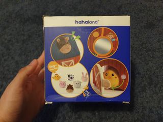 Granero Hahaland con 6 animales de peluche